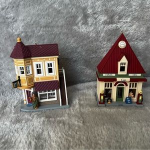 Vintage Hallmark Keepsake Ornaments Nostalgic Houses and Shops Series